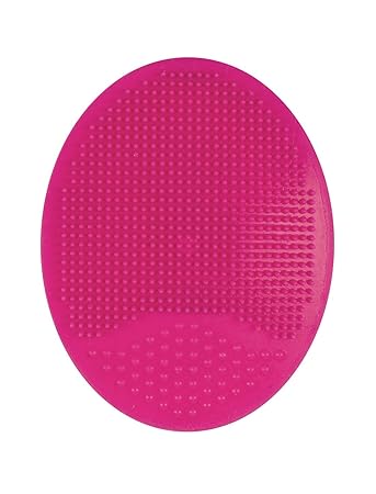 Gugzy Facial Cleansing Pads, Soft Silicone Face Scrubbers Exfoliators Face Cleansing Tool, Perfect for Massage, Washing Pore Cleanser, Blackhead Removing, Exfoliating and Baby Shower (Pink)
