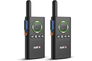CallToU 2 Way Intercom for Elderly 3300FT Rechargeable 1000mAh Battery, VOX, Ideal for Caregivers & Emergencies Intercoms Wireless for Home/Outdoor Family Communication