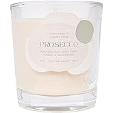 Rewined - Premium Prosecco Scented Candles, 10 oz. - Velvety Smooth, Smoky Scented with Notes of Honeysuckle, Crisp Asian Pear, Fresh Ozone & Honeycomb - Non Toxic Candles