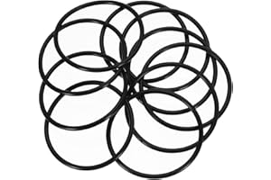 uxcell 10Pcs AS-229 O-Rings, Nitrile Rubber O-Rings 2-3/8" ID, 2-5/8" OD, 1/8" Width Round Sealing Gasket for Automotive Mach