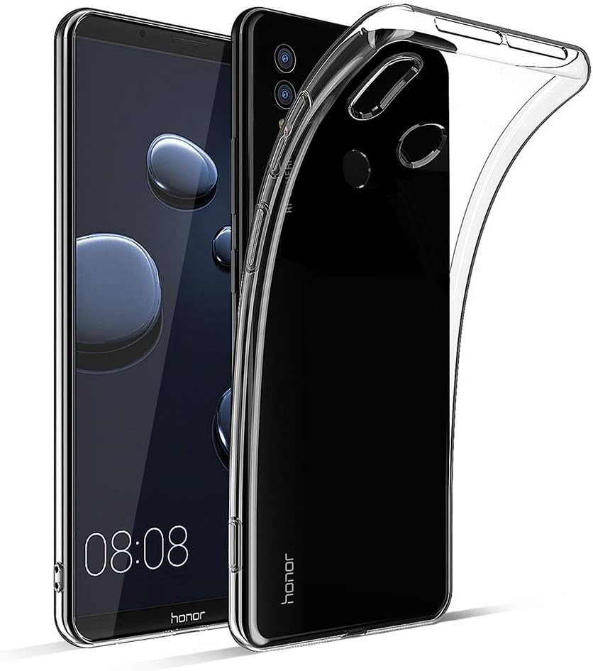 HiZiTi Honor Note 10 Case, Thin Ultra-Slim Fit Crystal Clear Transparent Flexible TPU Silicone Phone Case Cover Compatible for Huawei Honor Note 10 - Transparent Clear