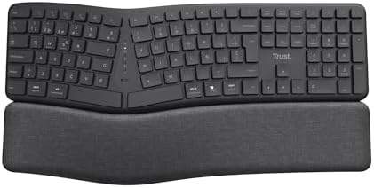 Arvia Teclado Ergonómico Inalámbrico QWERTY Español, Negro