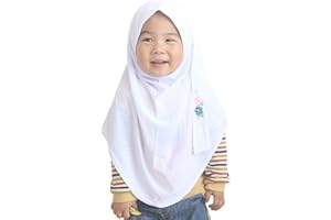 Modest Beauty One piece Baby Kids Muslim Islamic Scarf Hijab for Little Girls Ready to Wear