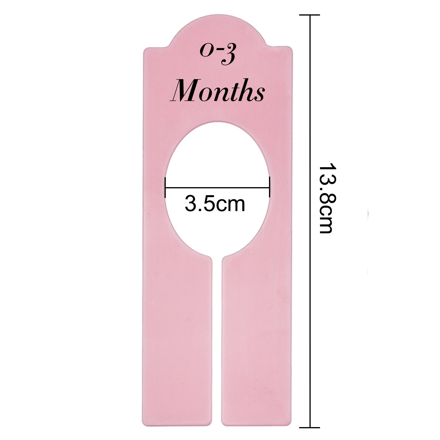 8 Pieces Diviseurs De Placard Colore Bebe Garcon Fille Vetements Separateurs De Taille De Racks De Vetements Avec Tailles Nouveau Ne A 18 24 Mois Muebles Armarios