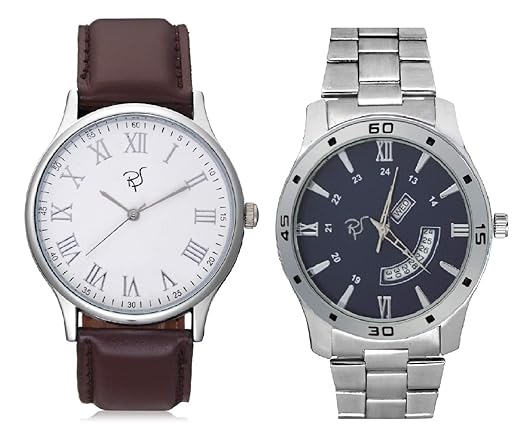 Rico Sordi Mens Set of 2 PU & Metal Watch (RS_2_D&D4)