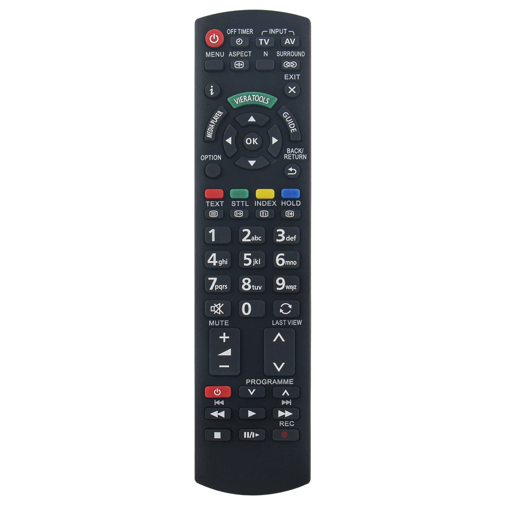 ALLIMITY N2QAYB000717 Remote Control Replace fit for Panasonic Viera Plasma TV TX-P42X50E TX-P50X50E TY-ST42PX5W TX-L32EM5B TX-L39EM5B TX-L50EM5B TXP42X50E TXP50X50E TYST42PX5W TXL32EM5B