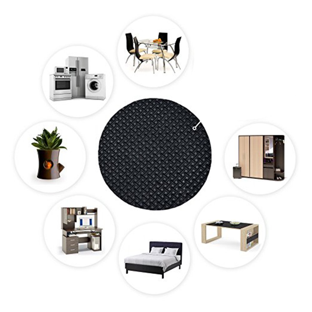 Shindel Furniture and Floor Protectors Furniture Stoppers Rubber Foam Pad Protector Grip Legs on Hard Surfaces - Small,16 PCS
