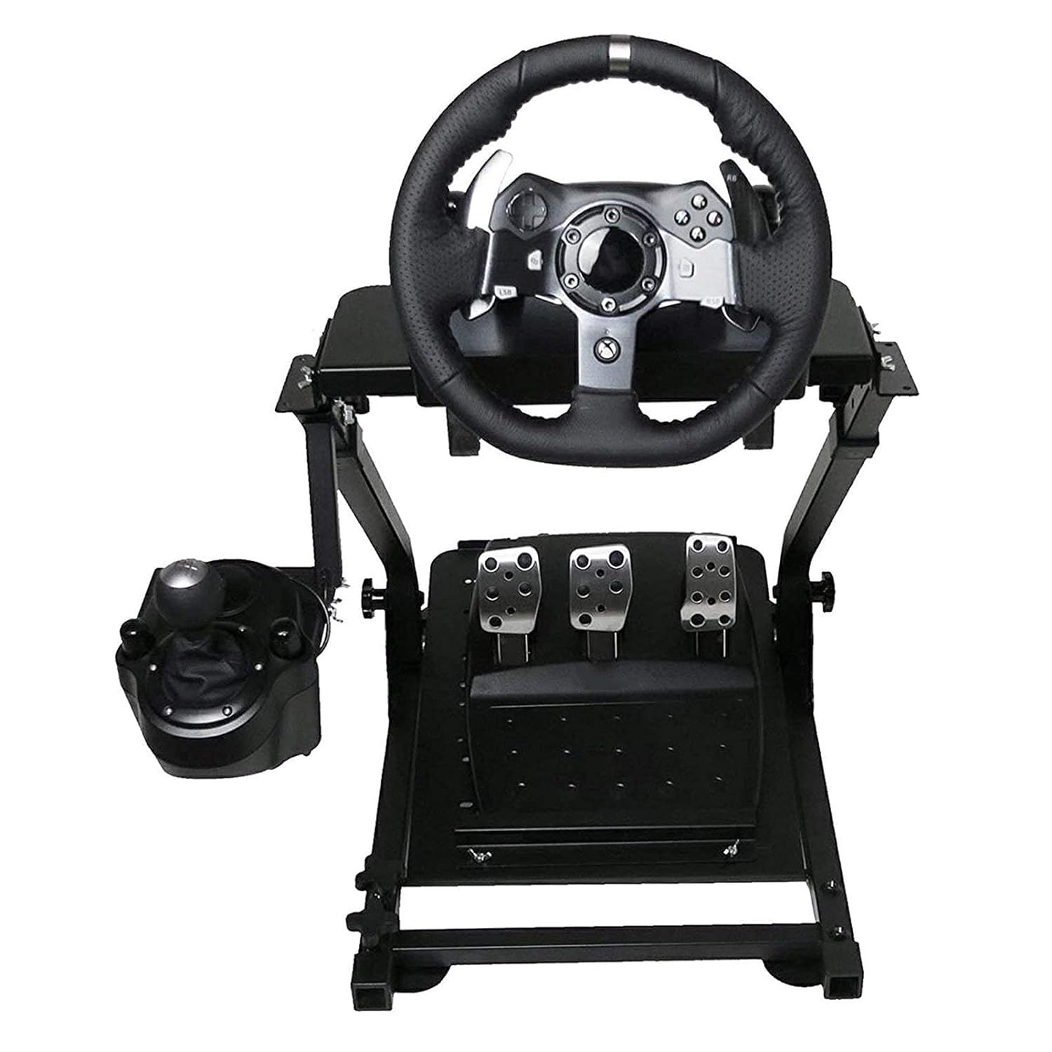SmarketBuy G920 Racing Wheel Stand Height Adjustable Driving Simulator Cockpit Compatible with Logitech G25, G27, G29, G920 Gaming Cockpit