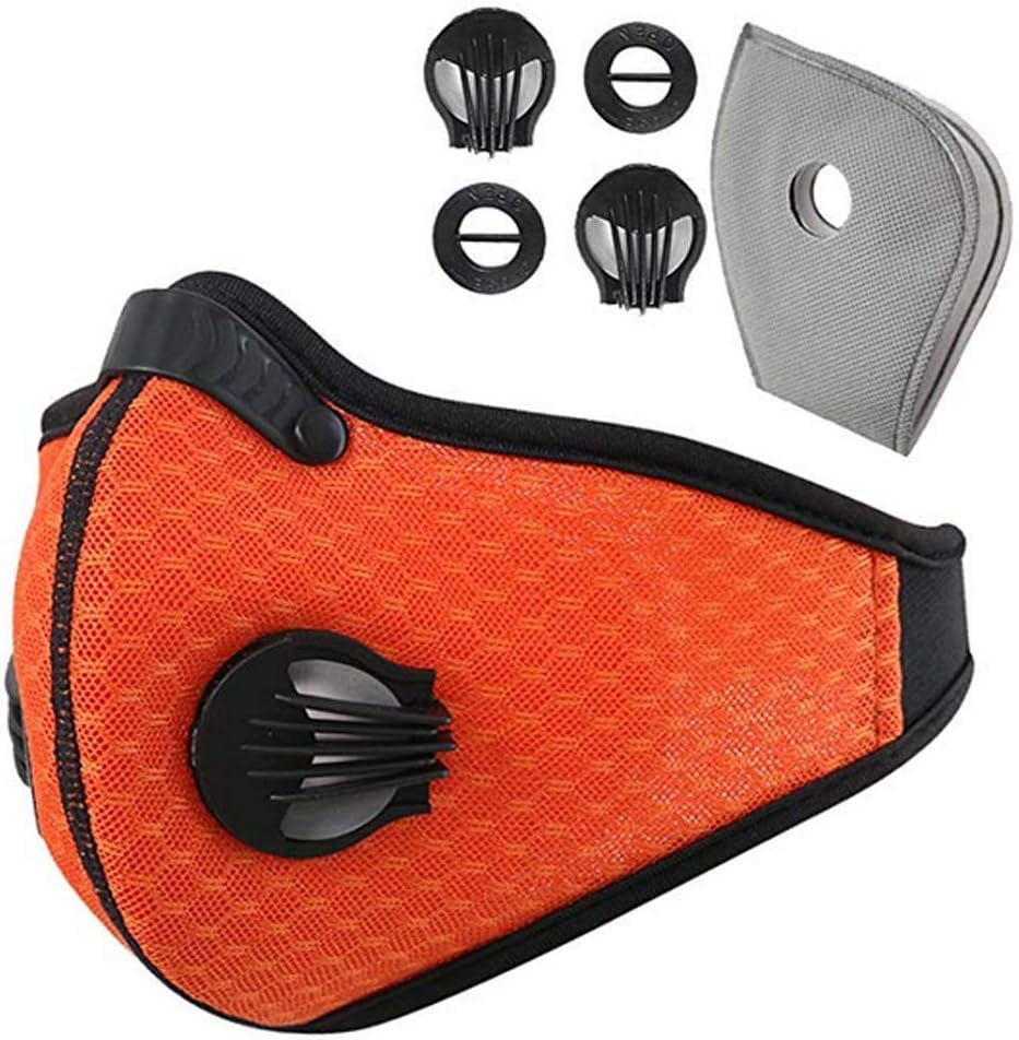 Maidian Dust Mask Activated Carbon Dustproof Sports Mask Dust Pollution Respirator Outdoor Activities
