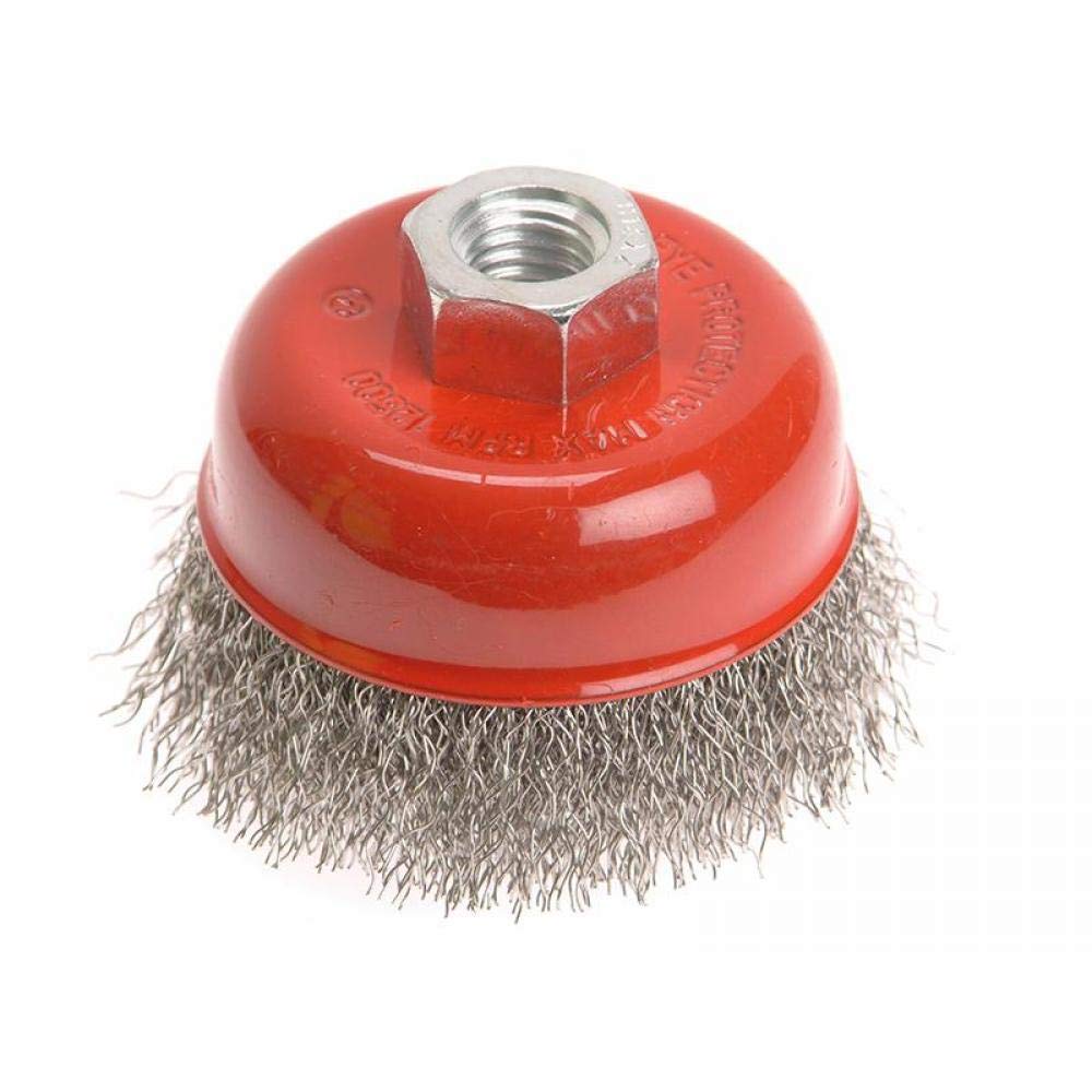Faithfull WBC80S Wire Cup Brush 80 x M14 x 2 Stainless Steel / 0.30mm