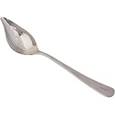 Mercer Culinary 18-8 Stainless Steel Saucier Spoon with Tapered Spout, 8-1/2 Inch,Silver