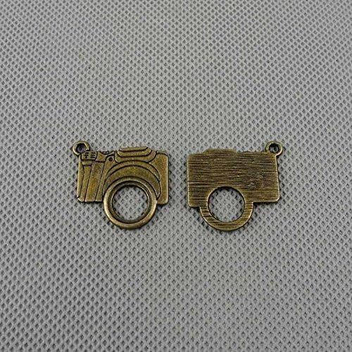 180 PCS Jewelry Making Charms Findings Supply Supplies Crafting Lots Bulk Wholesale Antique Bronze Tone Plated 50602 SLR Camera