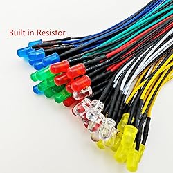 Gebildet 50pcs 3V-4.5V-5V-6V-7.5V-9V-12VDC 5mm