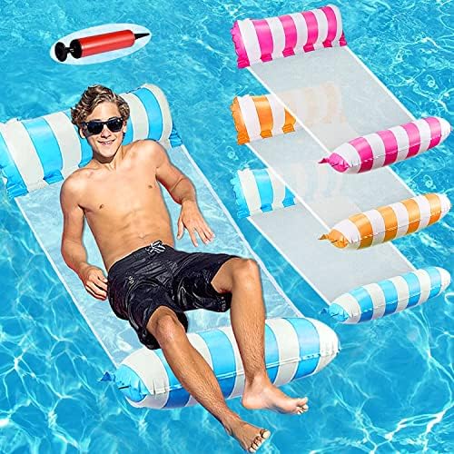 Yoawllty Pool Floats, 3 Pack Swimming Pool Floats 4in1 Adults Pool