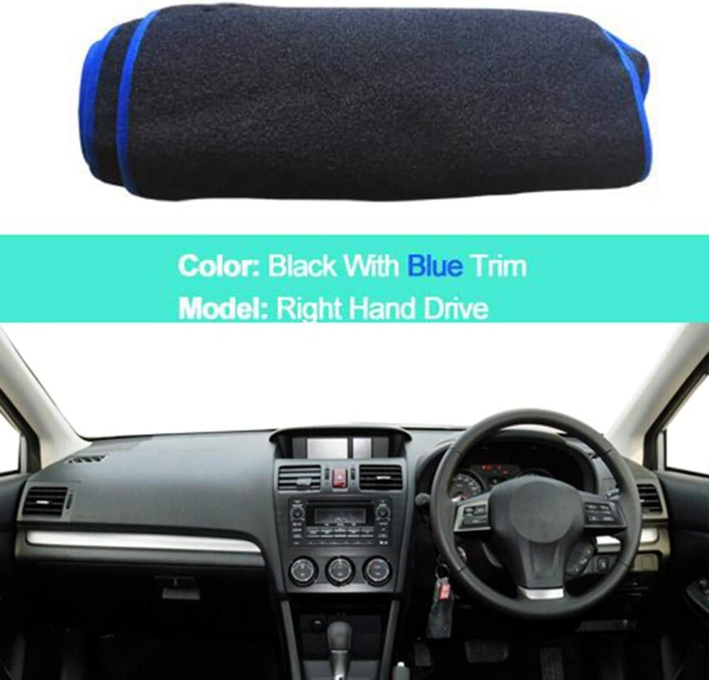 SDKLNW Car Inner Dashboard Cover Dash Mat Carpet Cushion Cape,for Subaru Impreza/XV/WRX 4th GEN 2012-2016,Forester SJ 2014-2018