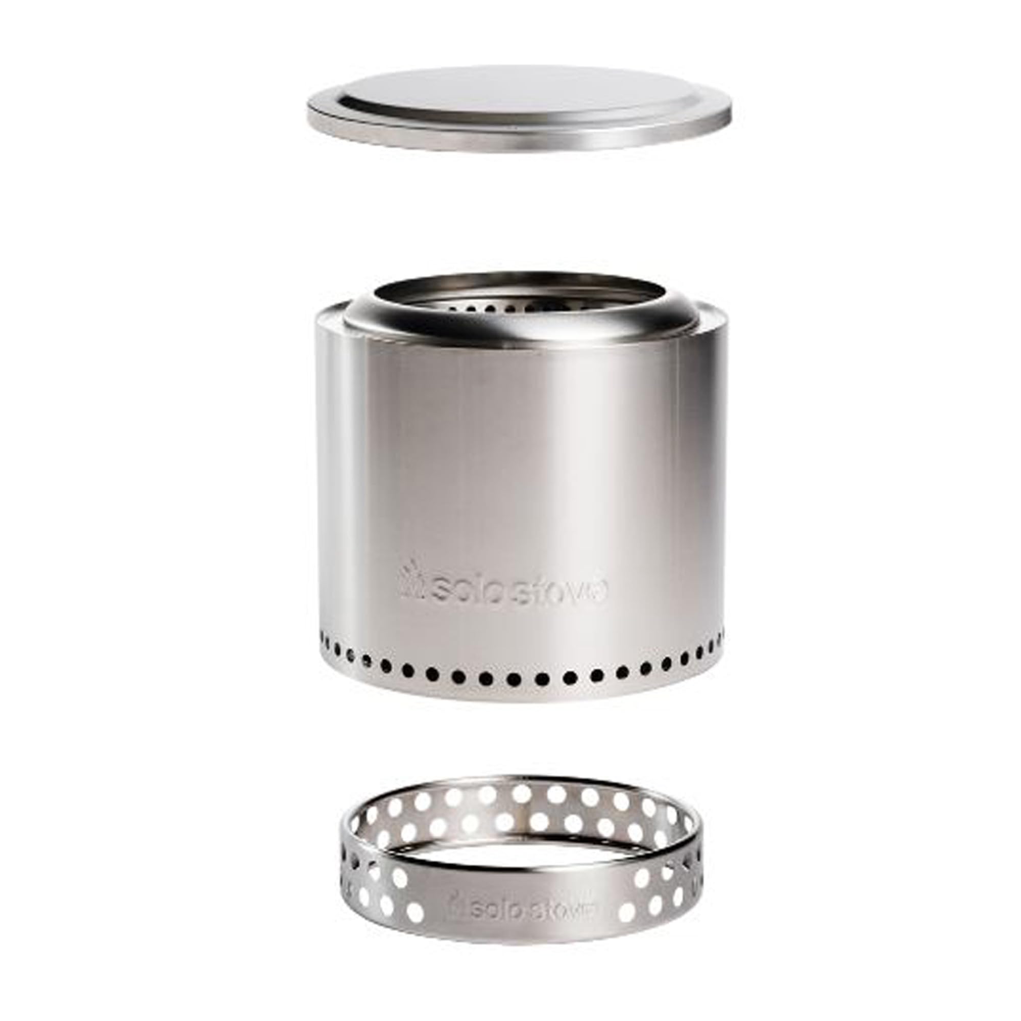Photo 1 of Solo Stove Ranger Essential Bundle 2.0 | Incl. Ranger Smokeless Fire Pit, Stand, Lid, Camping Accessories, Portable for Wood Burning, Removable Ash Pan, Stainless Steel, H:15.25in x Dia: 15in, 16.1lbs