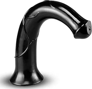 Padgene 16.5" Realistic Horse Dildo Extra Long Soft Huge Penis Sex Toy with Strong Suction Cup Curved Shaft for Hands-Free Vaginal G-spot and Anal Prostate Play