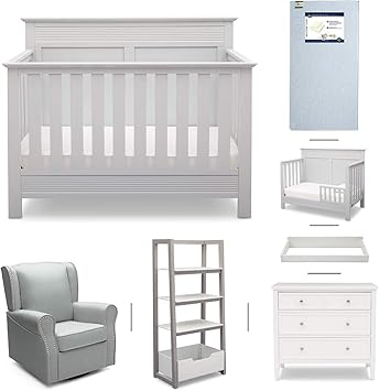 gray nursery furniture