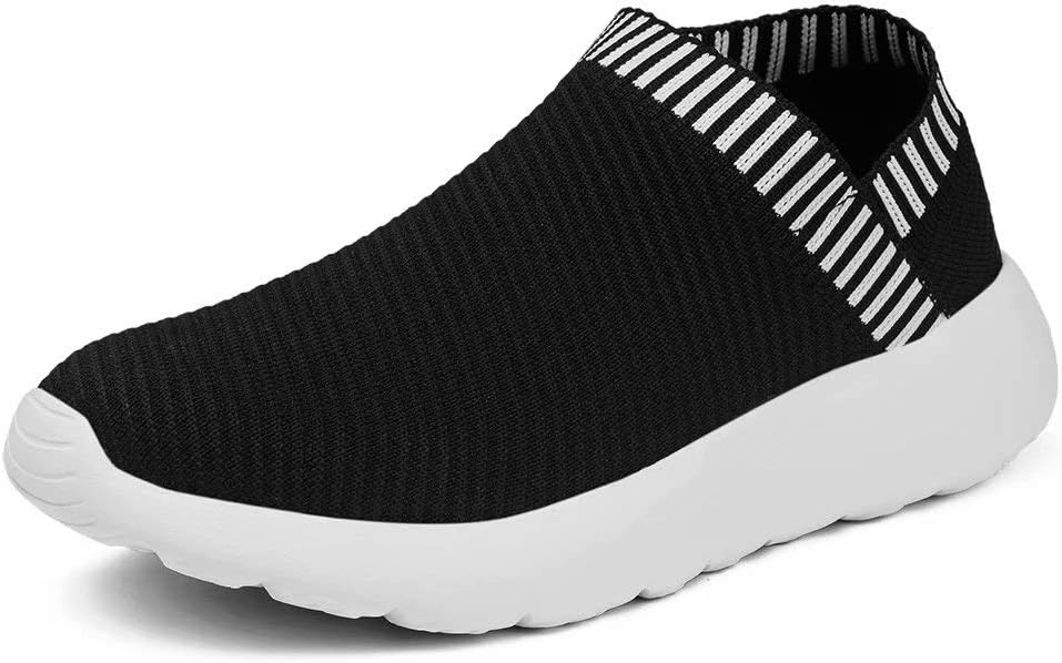 konhill Women's Walking Tennis Shoes - Lightweight Athletic Casual Gym Slip on Sneakers