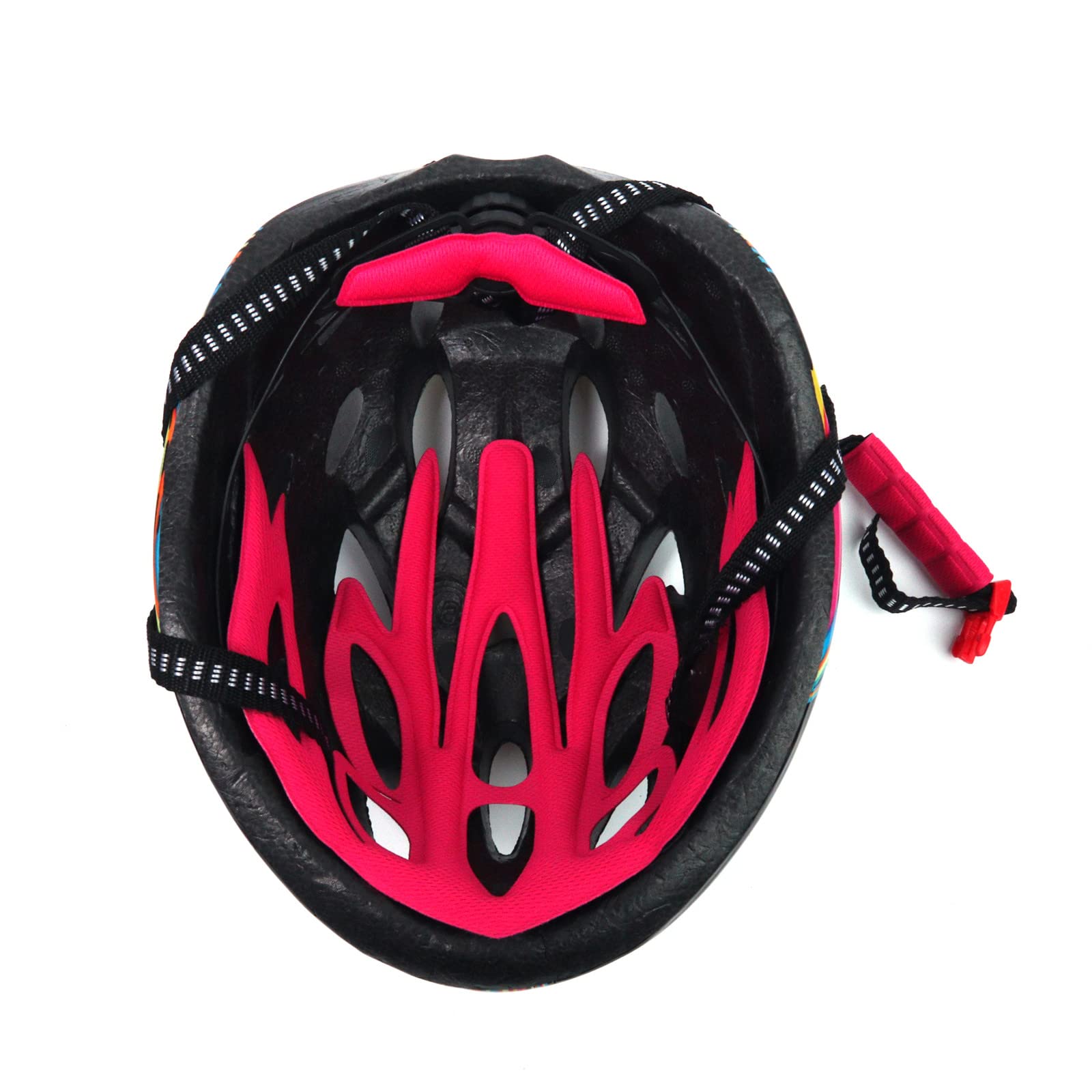 Helmet Padding Foam Pads Kit Sealed Sponge Protective Lining Liner Cushion Mat Set for Outdoor Sports Cycling Bike Motor Bicycle Riding Accessories (Pink)