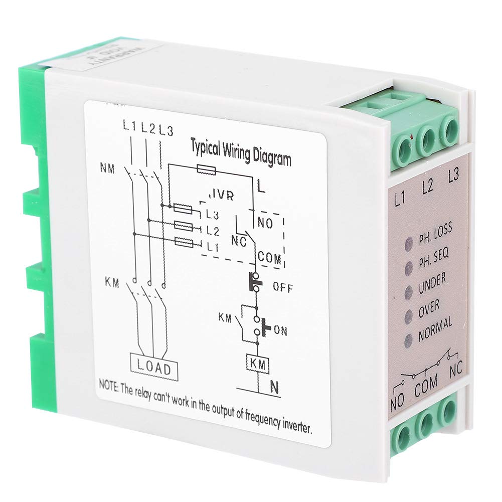 Buy AC 480V 3 Phase Circuit Protection Voltage Monitoring Relay 5