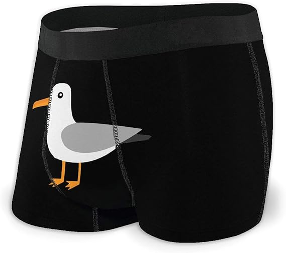 Amazon Co Jp 鴎 カモメ 柄 メンズ 下着 パンツ ボクサーパンツ メンズ 立体成型 ボクサーブリーフ おしゃれ 個性 ブリーフ 服 ファッション小物