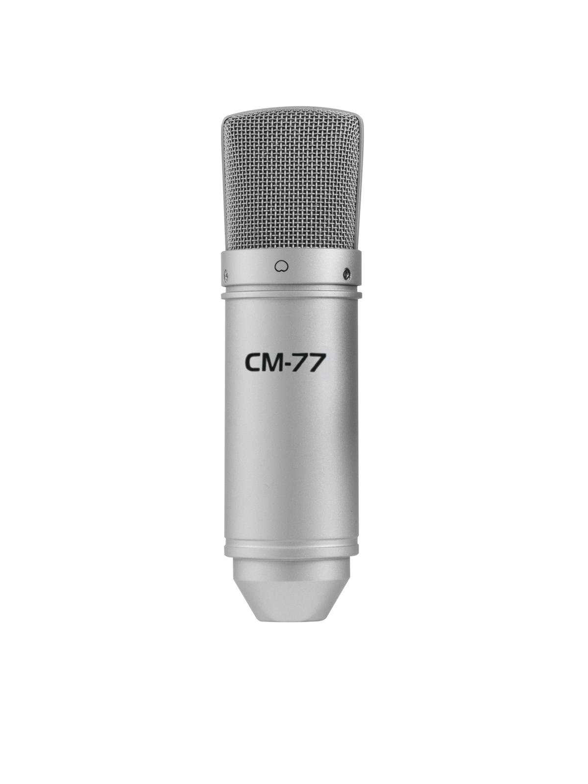 Omnitronic MIC CM77 CARDIODE CONDENSER MICROPHONE FOR STRUMENTS AND VOICE