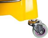 Curvaso 20L Industrial Mop Bucket Set Yellow Heavy Duty Commercial Floor view 5
