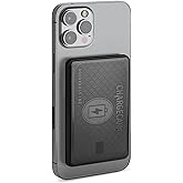 AquaVault Chargecard Magsafe Portable Charger 5000mAh 20W Fast Charge - Magnetic Power Bank, Ultra-Slim Battery Pack Compatible with iPhone 12-17 Series (Matte Black)