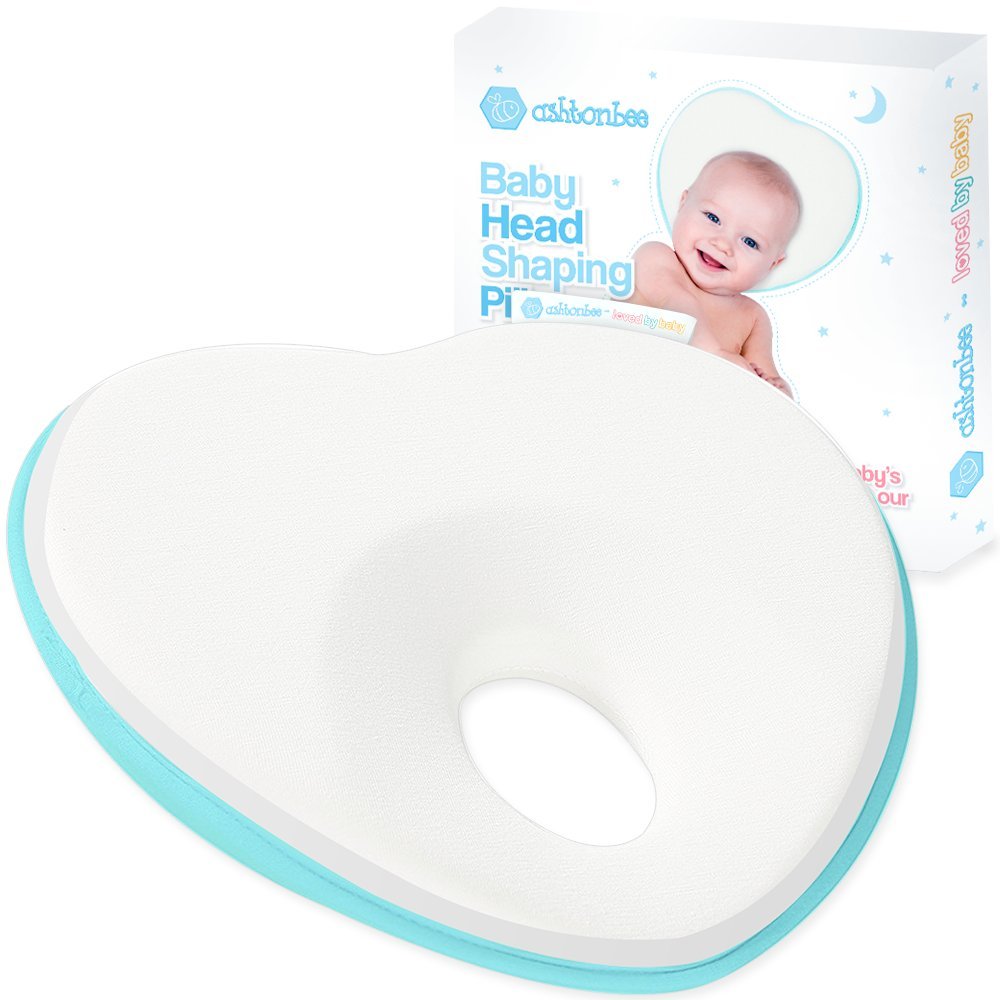 Newborn Baby Pillow Memory Foam Cushion Flat Head Syndrome Prevention eBay