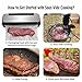 GERYON Vacuum Sealer, 4-in-1 Automatic Food Sealers with Starter Kit of Saver Roll, Bags and Hose for Food Preservation (Stainless Steel)