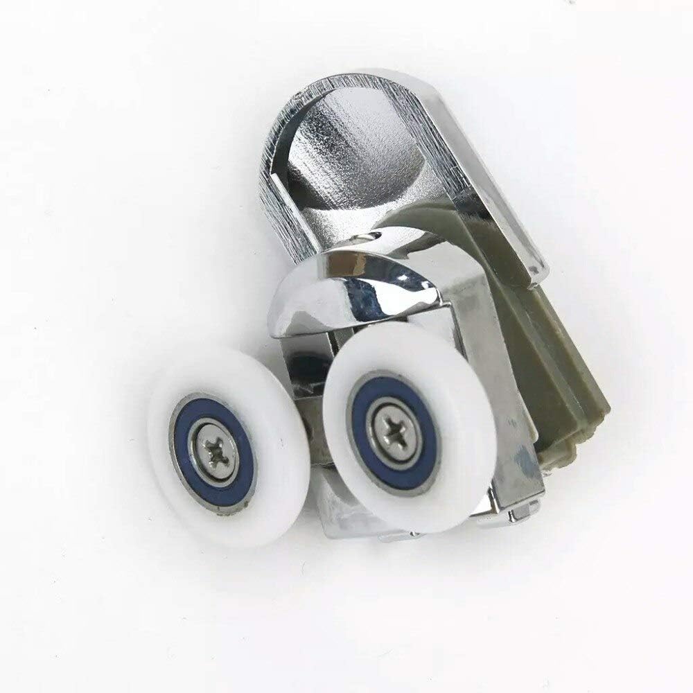 Door Hardware 1pair Shower Door Roller Runner Wheel 25mm Wheel Diameter
