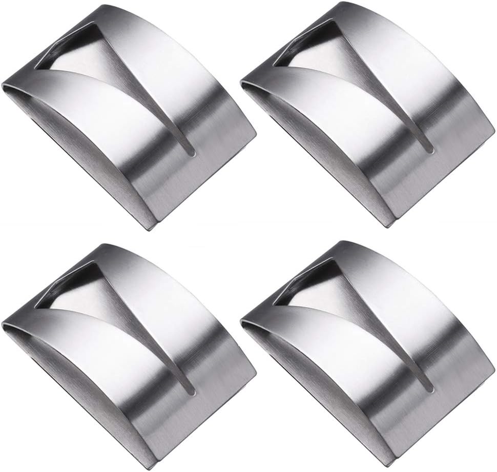 Guanici Stainless Steel Pieces Self Adhesive Towel Holders Wall Mount