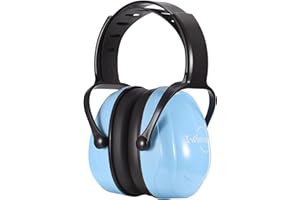 Iwinna Kids Ear Protection Noise Cancelling Earmuffs for Autism Baby Children Toddler, Blue