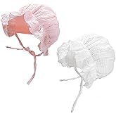 Baby Girl Boy Lace Cotton Bonnet Newborn Infant Soft Warm Cap Toddlers Breathable Eyelet Beanie Sun Protection Hat