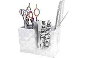 Hairdressing Tools Storage Box, Professional Salon Shear Holder Rack, Salon Hairdressing Combs Clips Box Scissors Storage Box