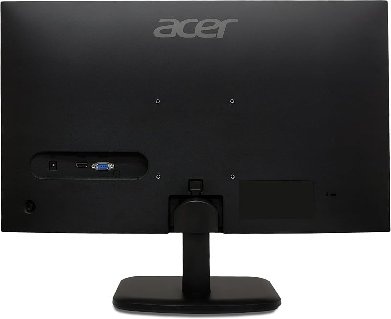 EK241YGbif Monitor PC 23.8", Display IPS Full HD, 120 Hz, 1ms (VRB), 16:9, AdaptiveSync, VGA, HDMI 1.4, Lum 250 nits, Schermo PC con Contrasto 100M:1, ZeroFrame, Cavo HDMI Incluso, Nero