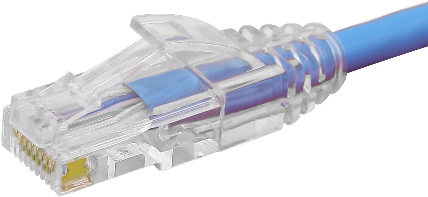 100 Pcs Cat6 RJ45 Boots Cover,GELRHONR RJ45 Strain Relief Cover for Ethernet Cables Ends Plug Connector-Transparent - Image 4