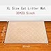 Cat Litter Mat, Extra Large Cat Box Mat - Cat Litter Track Mat Best Litter Mats for Cats & Kitty Litter Boxes Jumbo Size, No BPA