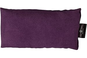Hugger Mugger Peachskin Eye Pillow - Use Heated or Chilled, Natural Herbal Filling, Relaxing Scent, Light Weight, Soft Fabric