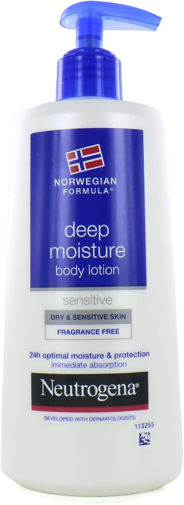 Neutrogena Deep Moisture Sensitive Body Lotion 250ml Dry Skin Hydration