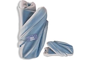 Arctic Dreams Cooling Duvet Protector with Zipper Closure by Continental Bedding - Breathable Polyester/Nylon Fabric Comforter Cover - Full Size 76 Inch x 86 Inch