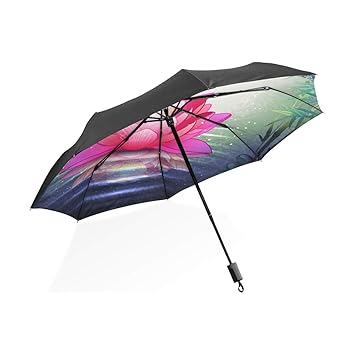 Xianghefu Parapluie En Bambou Avec Fleur De Lotus à