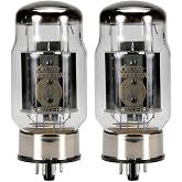 Electro-Harmonix Vacuum Tube - 6550, Matched Pair, Black, Tube Amplifier, Instrument Amplifier Tubes, Compatible with Guitar, Double Bass, Keyboard, All