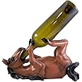 Brown Horse Wine Bottle Holder 6 1/2 Inch