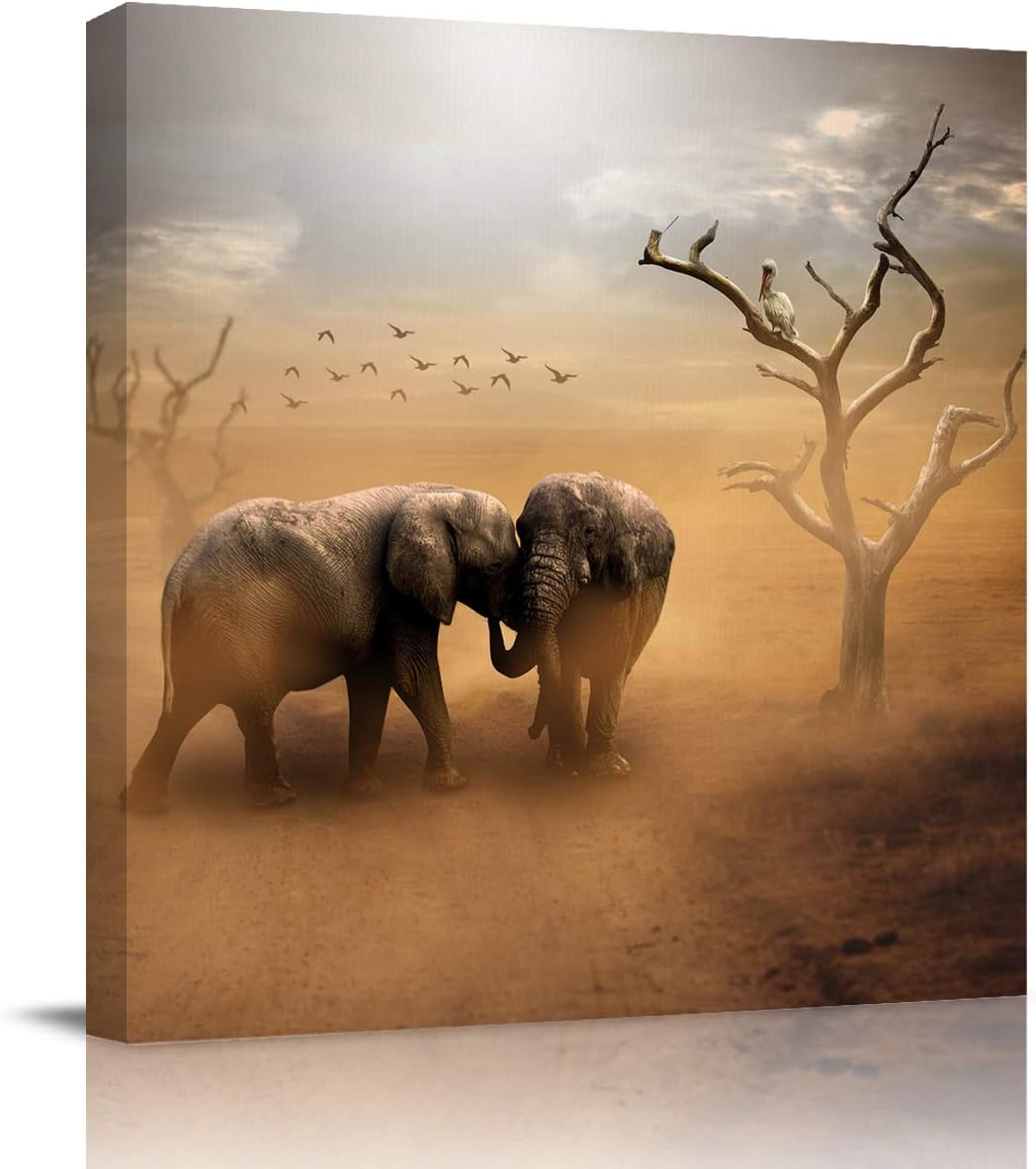 Amazon.com: EZON-CH Canvas Wall Art Decor Home with Wooden Framed, 3D