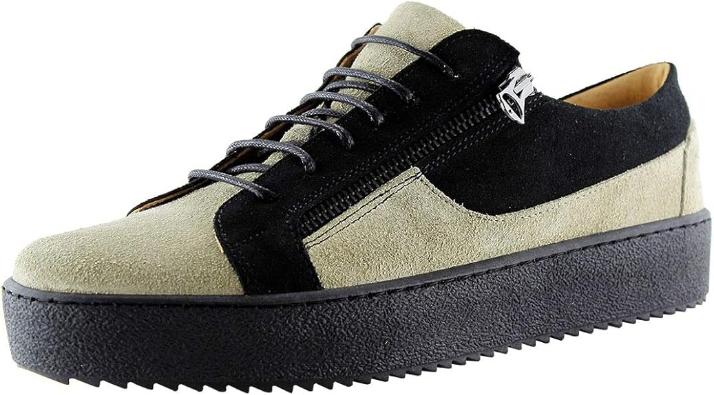 Low Sneakers Made in Italy in Genuine Leather with Laces and Double