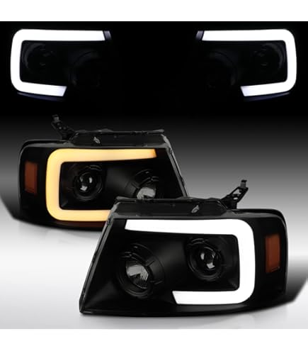 PC*2 Chrome LED DRL Headlights For 2004-2008 Ford F150 2005-2008 - Foto 2