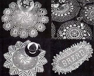 Livro Doily bela malha padrões