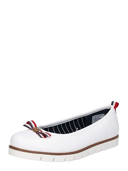 TOM TAILOR für Frauen Schuhe Ballerina mit Schleifen-Detail